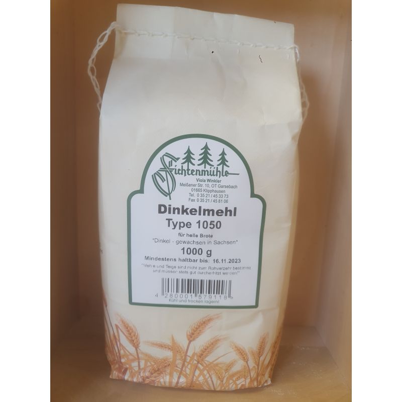 Dinkelmehl Type 1050 online kaufen schonend vermahlen 630 Anwendung Garsebach