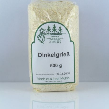 Dinkelgrieß