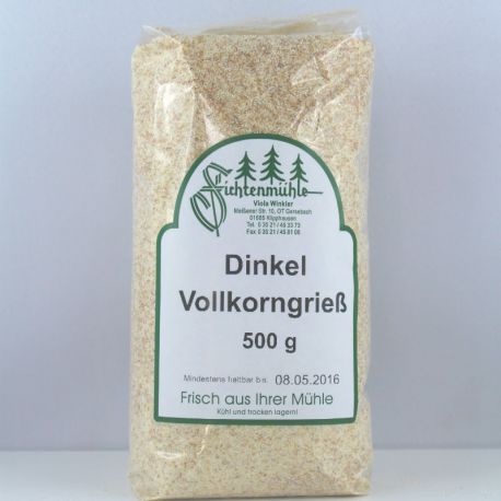 Dinkelvollwertgrieß